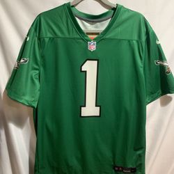 Philadelphia Eagles “1 Hurts” Dri Fit Jersey Men L