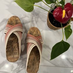 Lucky Brand Wedge Sandals, Ladies Slip On Shoe