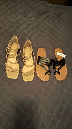 Two Pairs of Women's Sandals Bundle