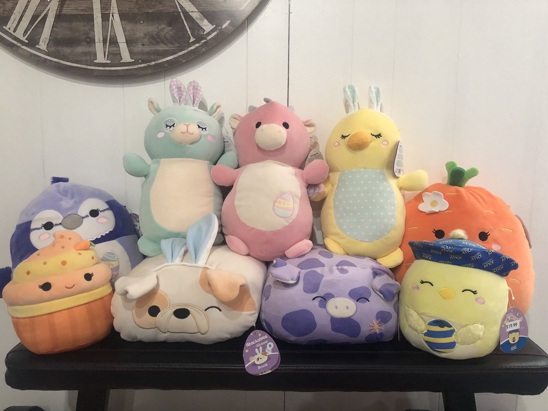 Easter squishmallow lot of 9