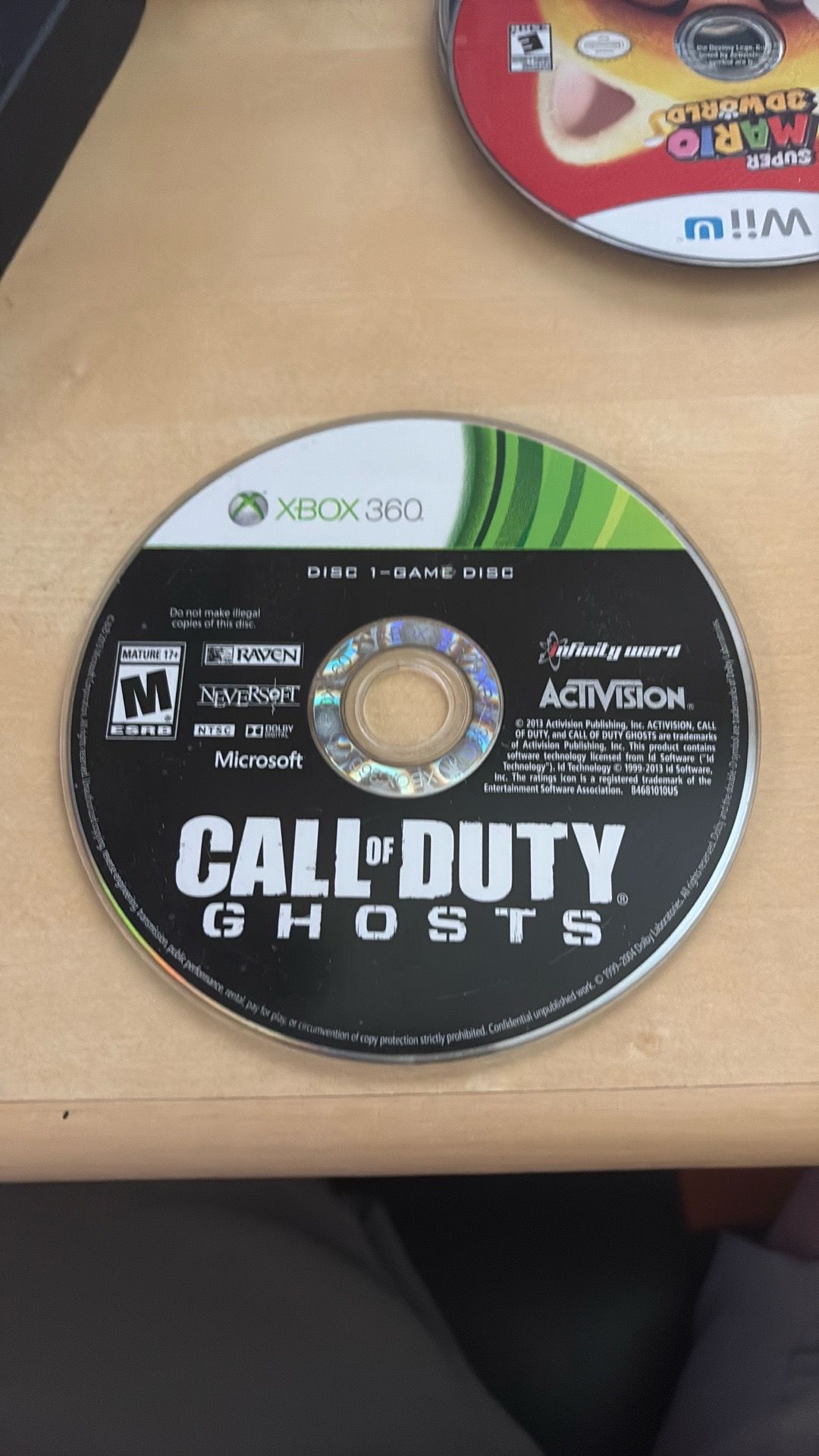 Call of duty ghosts xbox 360