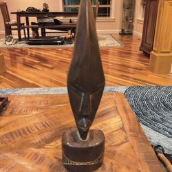 Carved Tribal Wood Mask Art Made In Ghana 