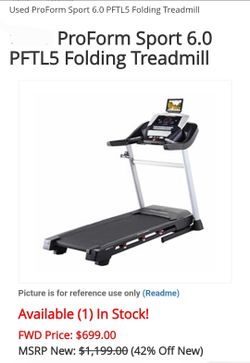 🆕️ProForm Sport 6.0 PFTL5 Folding Treadmill