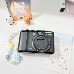 Canon PowerShot G9 Black 12.1MP 6x IS Optical Zoom Digital Camera With Case