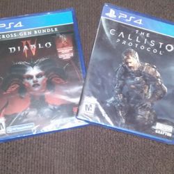 PS4 Game Bundle Callisto Protocal/ Diablo 4