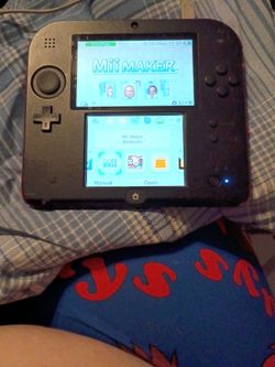 Nintendo 2DS Red/Black + Charger🔥Works Perfect! Clean & Ready To Play