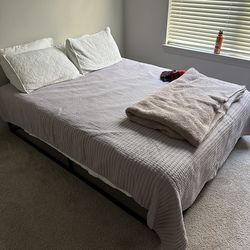 Free Frame with Queen Size bed