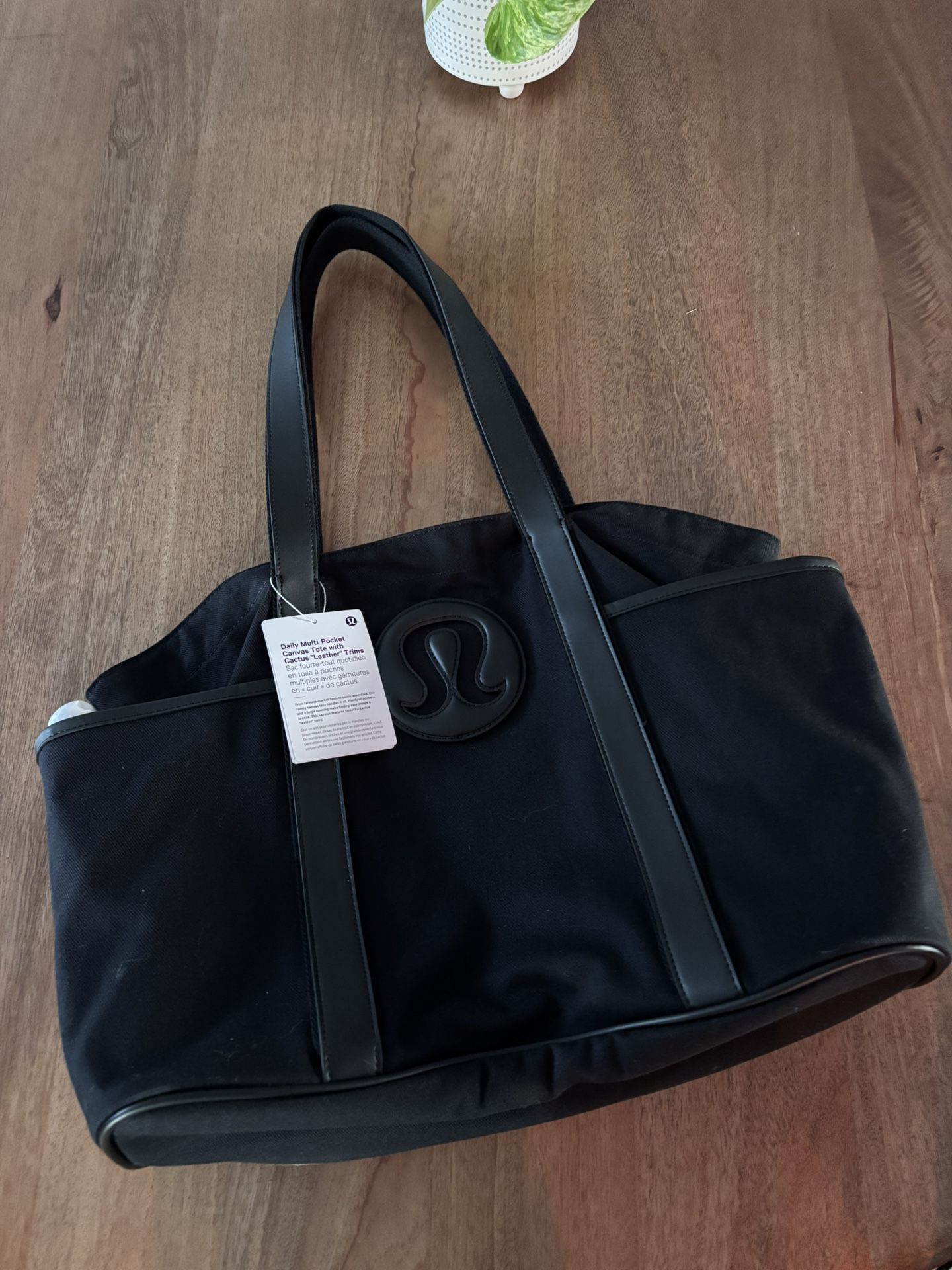 Lululemon Canvas Tote Bag