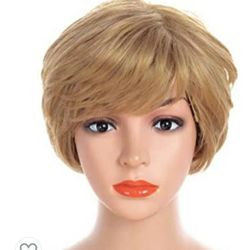 Ash Blonde Short Cut Hair Wig