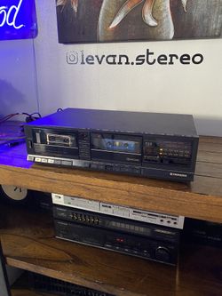 Retro Rewind: Fully Serviced Pioneer CT-1170W Dual-Cassette Deck – Ready to Spin