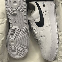 Nike Air Force 1 Low Supreme White Black Size 9 New