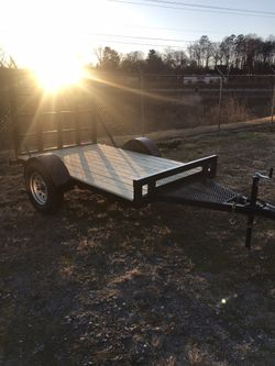 New 2020 5x8 flatbed trailer‼️