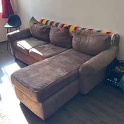 Brown Couch L Shaped!