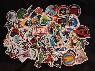 Marvel Sticker lot of 100