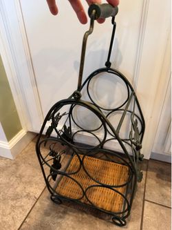 Wine 5 bottles holder , very nice ! $9