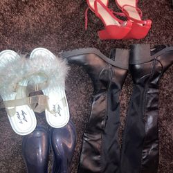 Heels & High Knee Boots 