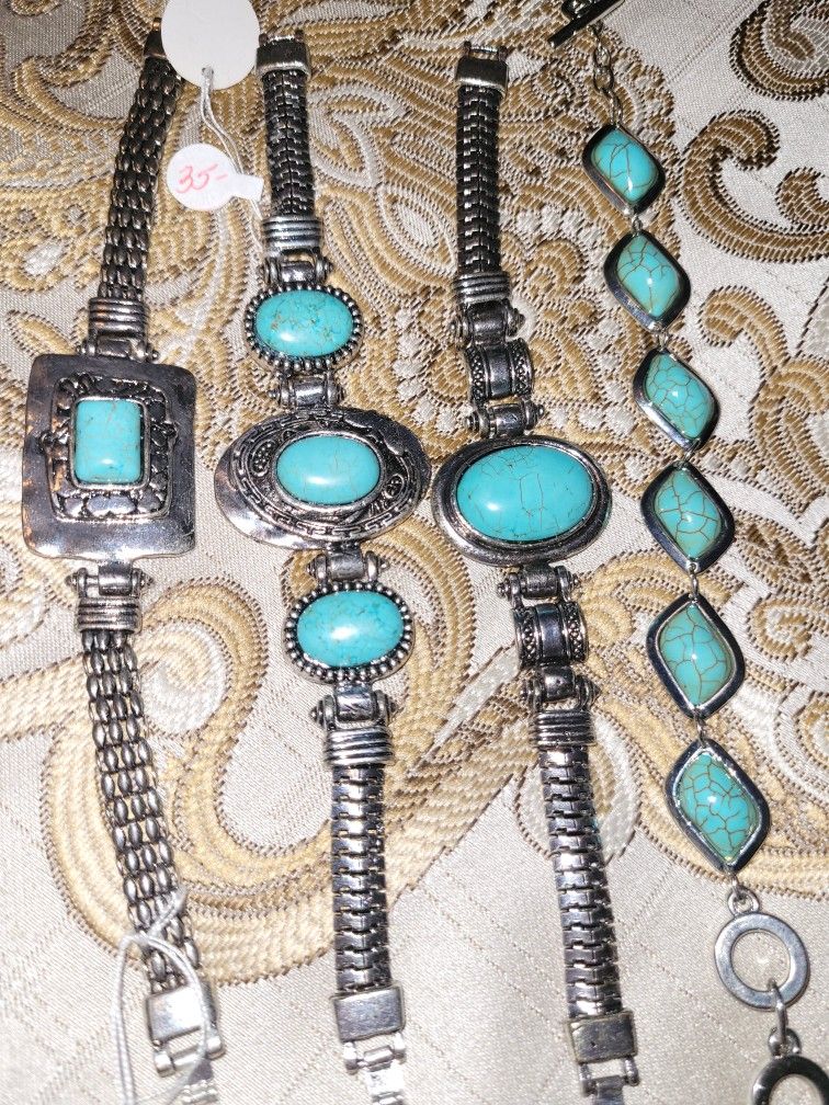 New Faux Turquoise Bracelets YOUR CHOICE