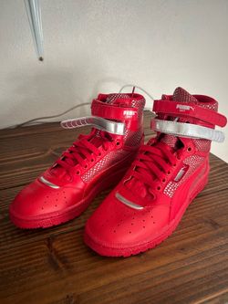 Puma Red High Top Sneakers