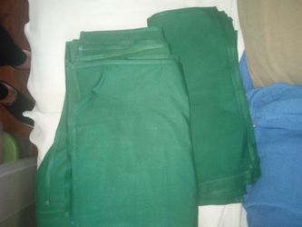 Dark Green Cotton Napkins 