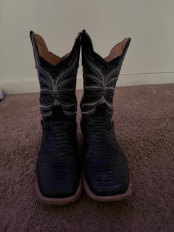 Men's Snake Skin Western Cowboy Boots