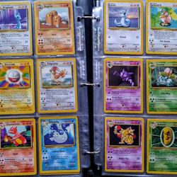 Pokemon Cards Complete Base Set Non Holo