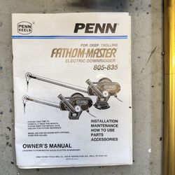 Penn 835 Fathom Master Downriggers 