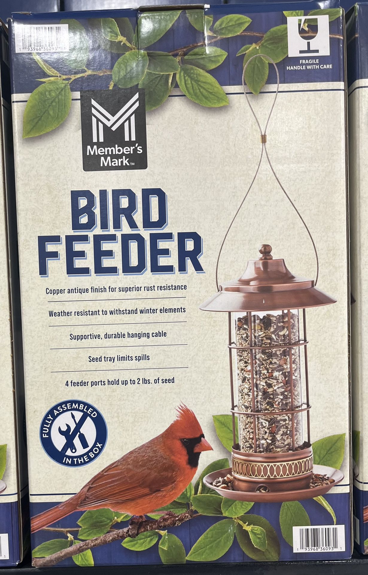 MEMBERS MARK BIRD FEEDER $9.99