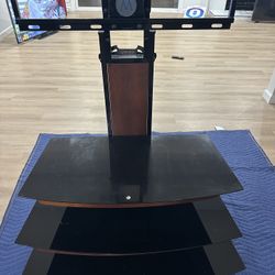 TV Stand With Shelves 