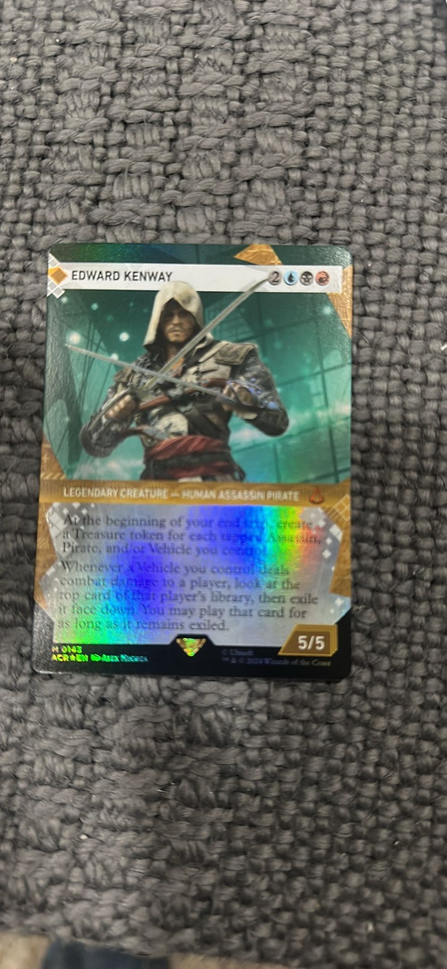 MTG Edward kenway holofoil