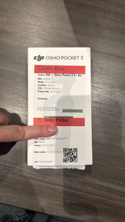 DJI Pocket 3 open box