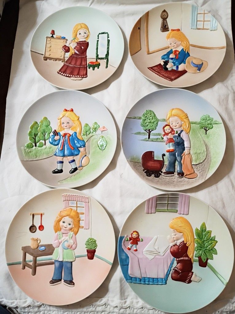 Calhoun's Collection Dorothy's Day Complete Set Plates