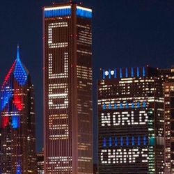Chicago Cubs Championship Skyline - 11x14 Original Photograph