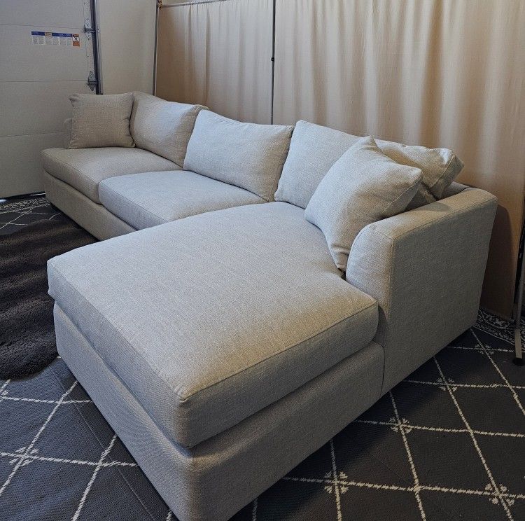 branded gray sofa L furniture manufacturer Klaussner Home Furnishings