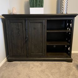 Solid Wood Desk Hutch With Shelving
