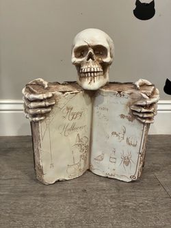 Halloween Ceramic Skeleton Decor