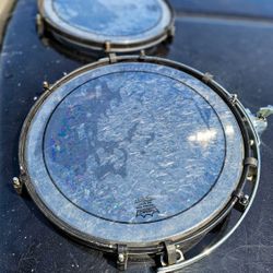 16” + 14” Purecussion Tom- RIMS shell-less Drum 80’s
