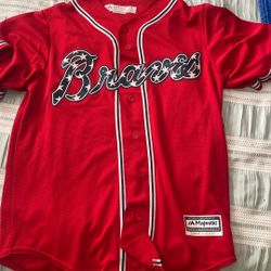 Men’s Medium Atlanta Braves Ozzie Albies Jersey