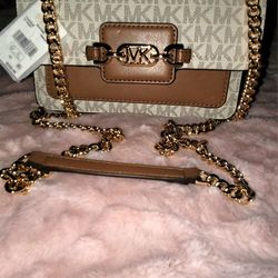 Michael Kors Brown and Cream Women's Bag. New W/tags.
