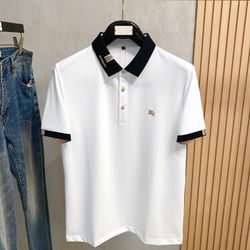 Burberry short-sleeved lapel T-shirt polo