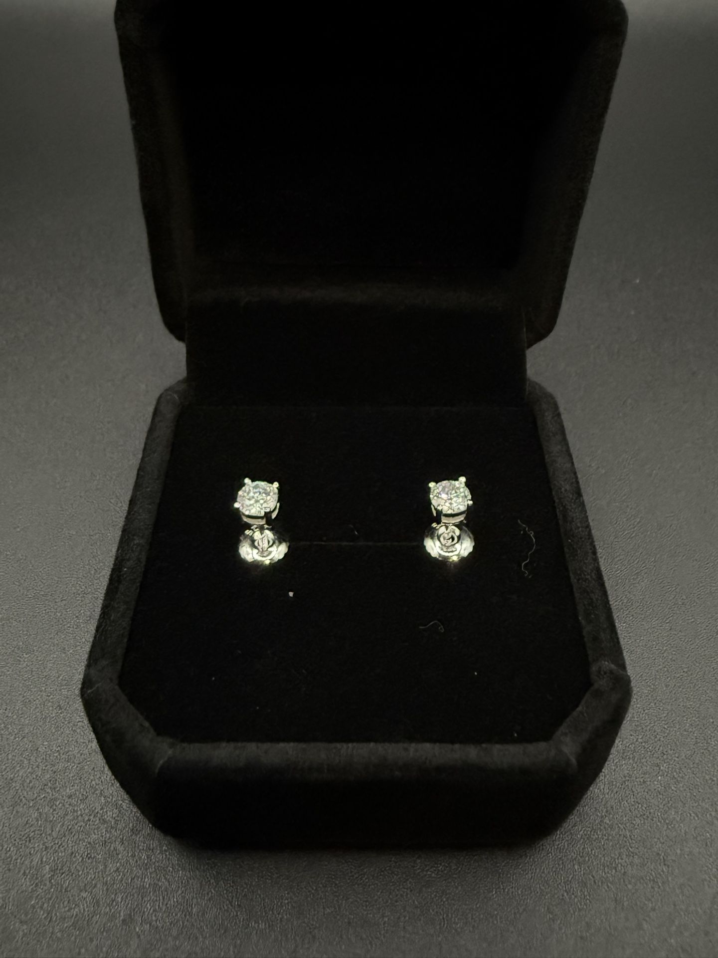 VVS1 Earrings | 4MM 925 Silver | GRA Certified | Diamond Tester Pass