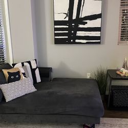 Dark Gray Sectional Sofa – Modern, Comfy, Smoke-Free Home 