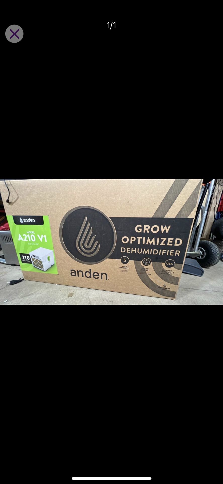 Anden A210V1 Dehumidifier