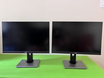 Two Acer B247W 24” IPS Monitor (16:10)