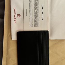 Longvadon Black Leather Wallet