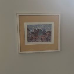 Anatole Krasnyansky Framed Art with Certificate