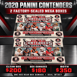 2020 Panini Contenders NFL Mega Boxes – Factory Sealed