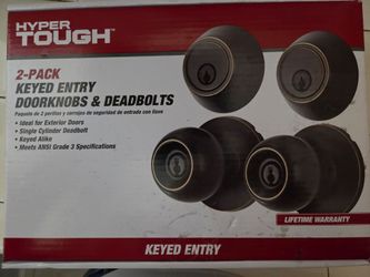 Door knobs & deadbolt