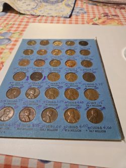 30 asst. Years Wheaties  Pennies