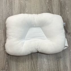 Tri-Core Mid Core Size Cervical Support Neck Pillow - White