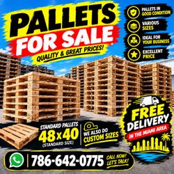 Wood pallets